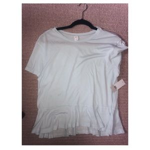 New W/ Tag Basic Flowy Light Blue Tee Shirt